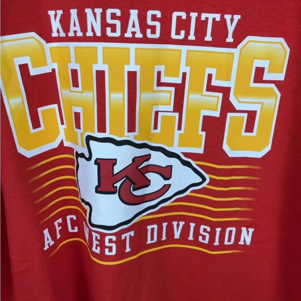 Kanas‎ City Chiefs Mens Red Xl NFL Licensed Short Sleeve T Shirt New With Tags
